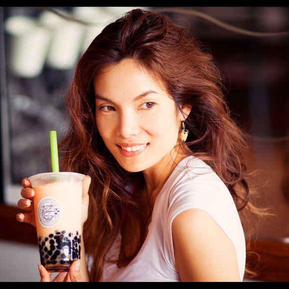 Colorful Boba Tea Earrings - Picture 2 of 4